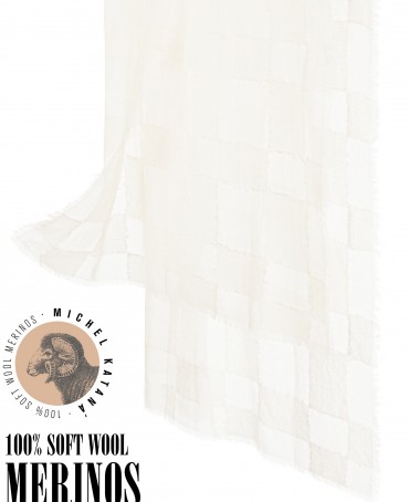 Палантин Унисекс CutTQ.W40_24DMW-1.2/BLANC